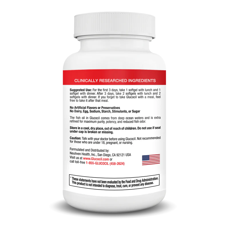 Glucocil – Softgels (1-Month Supply)